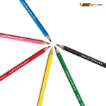 Set da colorare riciclato con certificazione FSC® e 6 matite BIC®