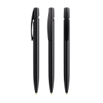 Penna a sfera BIC® in materiali riciclati con clip robusta e inchiostro nero color nero