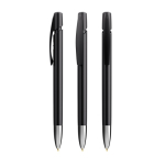 Penna a sfera in plastica ricaricabile a scatto con inchiostro blu BIC® color nero