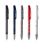 Penna a sfera in plastica ricaricabile a scatto con inchiostro blu BIC®