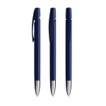 Penna a sfera in plastica ricaricabile con meccanismo a scatto e inchiostro nero BIC® color blu mare
