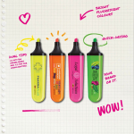 Evidenziatore fluorescente in plastica con inchiostro di origine naturale BIC®