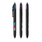 Penna a sfera in plastica riciclata prodotta nell’UE con inchiostro a 4 colori BIC® color nero