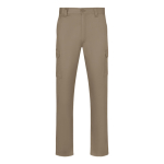 Pantalone unisex in twill multitasche con vita elastica 190 g/m2 Velilla color naturale