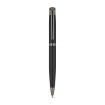 Set di scrittura con penna a sfera e roller in alluminio opaco, inchiostro blu color nero prima vista