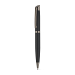 Set di scrittura con penna a sfera e roller in alluminio opaco, inchiostro blu color nero terza vista
