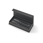 Set di scrittura premium con penna a sfera e roller a inchiostro blu color nero