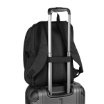 Zaino da viaggio con apertura totale e tasca, capacità 25 L, 16'' color nero quinta vista