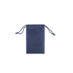 Borsa termica arrotolabile 7L con chiusura regolabile in pelle sintetica color blu prima vista