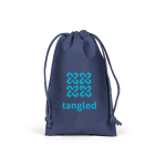 Borsa termica arrotolabile 7L con chiusura regolabile in pelle sintetica color blu immagine con logo