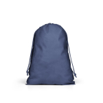 Zaino a coulisse grande in tessuto non tessuto con chiusura termosaldata 60 g/m² color blu