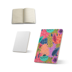Taccuino A6 con copertina rigida ideale per sublimazione, pagine a righe vari colori