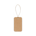 Etichetta in carta riciclata con cordoncino naturale 700 g/m² color naturale