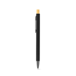 Set da ufficio con bottiglia in vetro 520ml, blocco A5 e penna a inchiostro blu color nero quinta vista