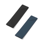 Astuccio per penna in pelle sintetica con chiusura sicura vari colori