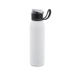Borraccia sportiva in acciaio inox riciclato a parete singola 670 ml color bianco