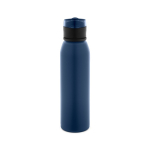 Borraccia sportiva in acciaio inox riciclato a parete singola 670 ml color blu mare prima vista