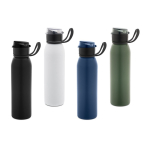 Borraccia sportiva in acciaio inox riciclato a parete singola 670 ml vari colori
