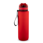 Borraccia in RPET gommata opaca con frasi motivazionali 1,06 ml color rosso seconda vista