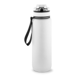Borraccia in RPET gommata opaca con frasi motivazionali 1,06 ml color bianco seconda vista