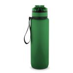 Borraccia in RPET gommata opaca con frasi motivazionali 1,06 ml color verde seconda vista