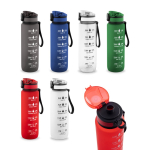 Borraccia in RPET gommata opaca con frasi motivazionali 1,06 ml vari colori