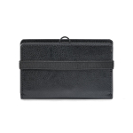 Portacarte con chiusura elastica e protezione RFID per 5 carte color nero prima vista