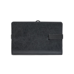 Portacarte con chiusura elastica e protezione RFID per 5 carte color nero seconda vista