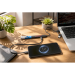 Hub USB multifunzione ecologico con 4 porte e ricarica da 10W vista ambiente