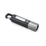 Torcia ricaricabile USB-C con modalità luce LED e COB 2 W 800 mAh color nero terza vista