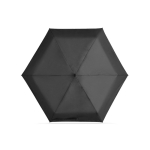 Mini ombrello compatto manuale a 5 sezioni con custodia in gomma Ø90 color nero prima vista