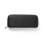 Mini ombrello compatto manuale a 5 sezioni con custodia in gomma Ø90 color nero con custodia seconda vista