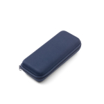 Mini ombrello compatto manuale a 5 sezioni con custodia in gomma Ø90 color blu con custodia