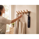 Ombrello pieghevole a 3 sezioni in pongee con manico ergonomico Ø117 vista ambiente