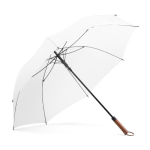 Ombrello grande antivento con apertura semiautomatica Ø134,5 color bianco