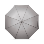 Ombrello grande antivento con apertura semiautomatica Ø134,5 color grigio prima vista