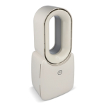 Ventilatore portatile senza pale con luce LED a 6 colori e 4 velocità color beige