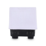 Antistress in morbida schiuma PU flessibile a forma di camion color bianco terza vista