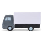 Antistress in morbida schiuma PU flessibile a forma di camion color bianco quinta vista