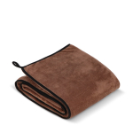 Coperta in microfibra di poliestere con sublimazione a colori 500 g/m² color marrone seconda vista