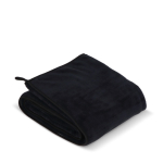 Coperta in microfibra di poliestere con sublimazione a colori 500 g/m² color nero seconda vista