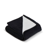 Coperta in microfibra di poliestere con sublimazione a colori 500 g/m² color nero terza vista
