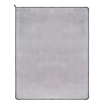 Coperta in microfibra di poliestere con sublimazione a colori 500 g/m² color grigio quarta vista