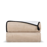 Coperta in microfibra di poliestere con sublimazione a colori 500 g/m² color beige