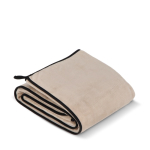Coperta in microfibra di poliestere con sublimazione a colori 500 g/m² color beige seconda vista
