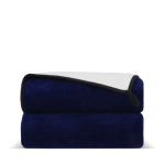 Coperta in microfibra di poliestere con sublimazione a colori 500 g/m² color blu scuro