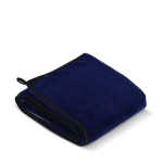 Coperta in microfibra di poliestere con sublimazione a colori 500 g/m² color blu scuro seconda vista