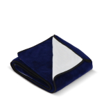Coperta in microfibra di poliestere con sublimazione a colori 500 g/m² color blu scuro terza vista
