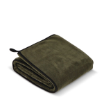 Coperta in microfibra di poliestere con sublimazione a colori 500 g/m² color verde oliva seconda vista