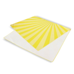Telo mare in RPET con tecnologia ad asciugatura rapida 100x180cm color giallo terza vista